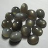 142/cts - Tope Grade High Quality Natural Grey - MOONSTONE - Cabochon Lot - Nice Flashy Sparkle Fire size - 11 - 15 mm approx - 15 pcs